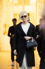 CHARLIZE THERON Leaves Dior Boutique in Paris 02/28/2023