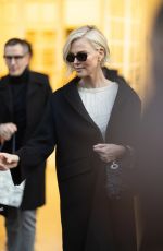 CHARLIZE THERON Leaves Dior Boutique in Paris 02/28/2023