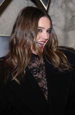 CHARLOTTE LAWRENCE at Yves Saint Laurent Fashion Show at Paris Fashion Week 02/28/2023