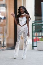 CHELSEA LAZKANI on the Set of Selling Sunset Season 7 in West Hollywood 03/02/2023