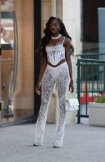 CHELSEA LAZKANI on the Set of Selling Sunset Season 7 in West Hollywood 03/02/2023
