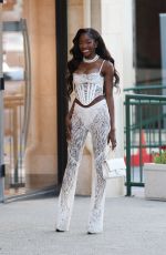 CHELSEA LAZKANI on the Set of Selling Sunset Season 7 in West Hollywood 03/02/2023