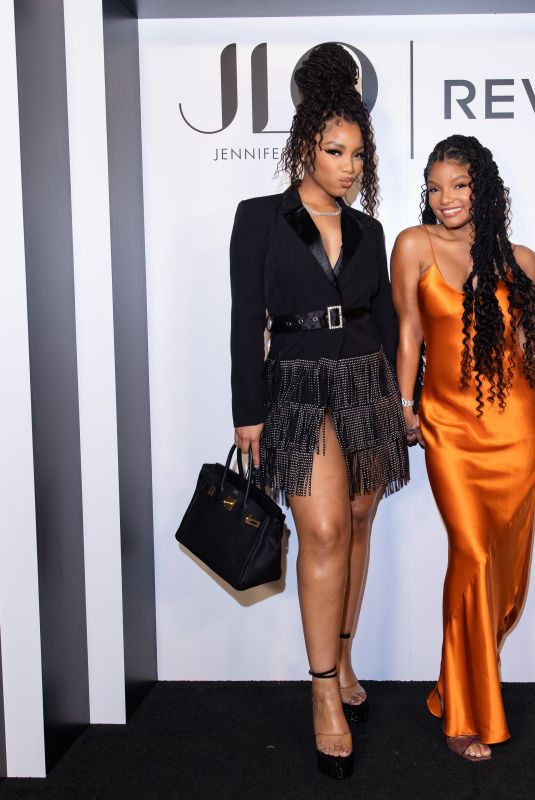 CHLOE and HALLE BAILEY at Jennifer Lopez x Revolve Colab Party in Los Angeles 03/18/2023