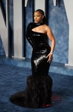 CHLOE BAILEY at Vanity Fair Oscar Party in Beverly Hills 03/12/2023