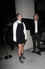 CHLOE EAST Leaves Vanity Fair Pre-Oscar Party in Los Angeles 03/08/2023