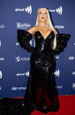 CHRISTINA AGUILERA at 34th Annual Glaad Media Awards in Beverly Hills 03/30/2023