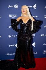 CHRISTINA AGUILERA at 34th Annual Glaad Media Awards in Beverly Hills 03/30/2023