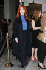 CHRISTINA HENDRICKS Arrives at WIF Pre-Oscar Party at Neuehouse in Hollywood 03/10/2023