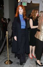 CHRISTINA HENDRICKS Arrives at WIF Pre-Oscar Party at Neuehouse in Hollywood 03/10/2023