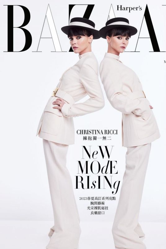 CHRISTINA RICCI for Harper’s Bazaar Magazine, Taiwan March 2023