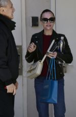CHRISTINA RICCI Leaves Lancer Dermatology Centre in Beverly Hills 03/09/2023