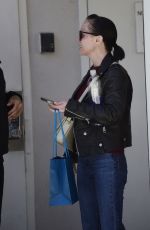 CHRISTINA RICCI Leaves Lancer Dermatology Centre in Beverly Hills 03/09/2023