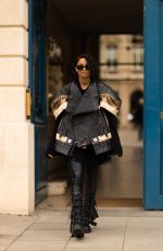 CIARA Leaves a Building at Place Vendome in Paris 03/06/2023