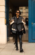 CIARA Leaves a Building at Place Vendome in Paris 03/06/2023