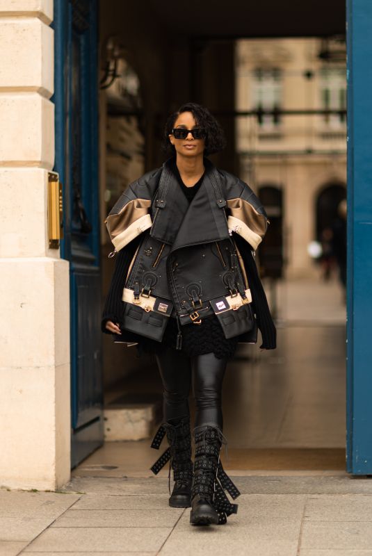 CIARA Leaves a Building at Place Vendome in Paris 03/06/2023