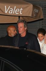 CINDY CRAWFORD and Rande Gerber Out for Dinner at Nobu Restaurant in Malibu 03/23/2023