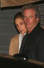 CINDY CRAWFORD and Rande Gerber Out for Dinner at Nobu Restaurant in Malibu 03/23/2023