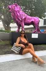 CLAUDIA ROMANI Out on Lincoln Road in Miami 03/20/2023