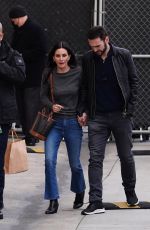 COURTENEY COX and Johnny McDaid Arrives at El Capitan Entertainment Centre in Hollywood 02/28/2023