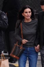 COURTENEY COX and Johnny McDaid Arrives at El Capitan Entertainment Centre in Hollywood 02/28/2023