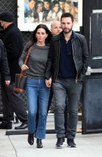 COURTENEY COX and Johnny McDaid Arrives at El Capitan Entertainment Centre in Hollywood 02/28/2023