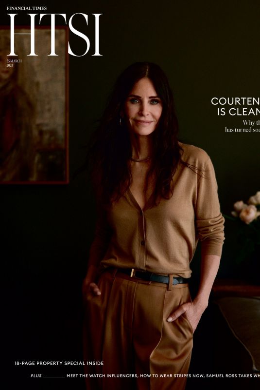 COURTENEY COX in Financial Times How to Spend It, March 2023
