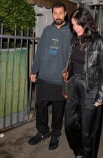 COURTENEY COX Leaves Georgio Baldi in Santa Monica 03/17/2023