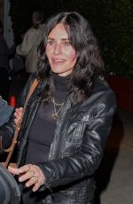 COURTENEY COX Leaves Georgio Baldi in Santa Monica 03/17/2023