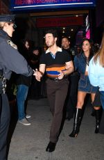 DANIELLE and Kevin JONAS Leaves Marquis Theater in Times Square in New York 03/17/2023