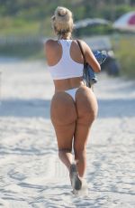 DANII BANKS in Bikini at a Beach in Miami 03/06/2023