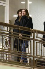 DASHA ZHUKOVA and Stavros Niarchos on a Dinner Date in West Hollywood 03/02/2023