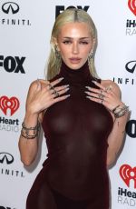 DELILAH HAMLIN at 2023 Iheartradio Music Awards at Dolby Theatre in Los Angeles 03/27/2023