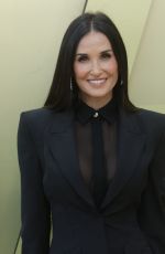 DEMI MOORE at Versace Fashion Show in West Hollywood 03/09/2023