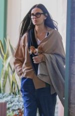 DEMI MOORE Out Buys Clothes for Her Dog at Quilted Monkey Home Goods Store in Santa Monica 03/25/2023