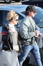 DENISE RICHARDS and Aaron Phypers Out Shopping in Malibu 03/29/2023