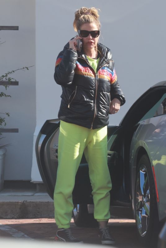 DENISE RICHARDS Out Shopping at Cross Creek Mall in Malibu 03/10/2023