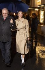 DIANE KRUGER Arrives at Miu Miu Dinner at Paris Fashion Week 03/07/2023