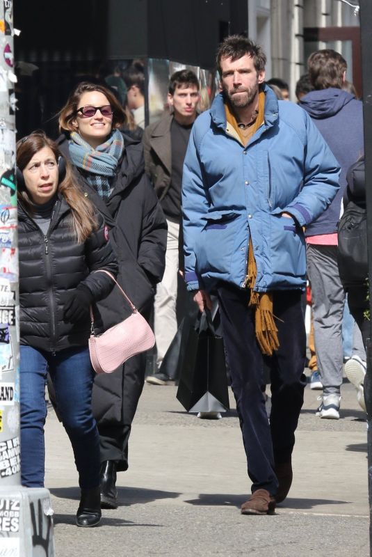 DIANNA AGRON and Harold Ancart Out in New York 03/18/2023