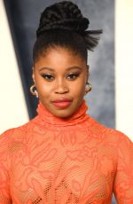 DOMINIQUE FISHBACK at Vanity Fair Oscar Party in Beverly Hills 03/12/2023
