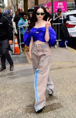 DOVE CAMERON Arrives at ABC Studio in New York 03/23/2023