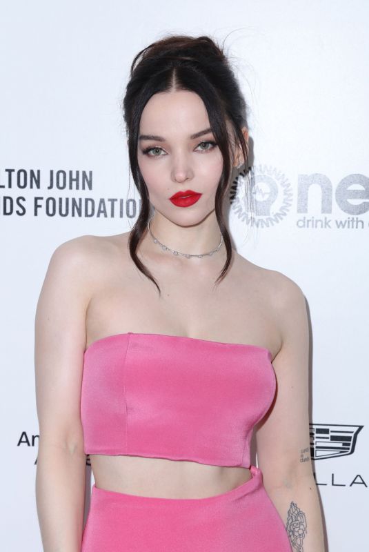 DOVE CAMERON at Elton John Aids Foundation’s 31st Annual Academy Awards Viewing Party in West Hollywood 03/12/2023