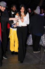 EIZA GONZALEZ Leaves LA Lakers vs Mavericks Game at Crypto.com Arena in Los Angeles 03/17/2023