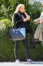 ELIZABETH BERKLEY Leaves Lunch with Friends at San Vicente Bungalows in West Hollywood 03/27/2023