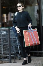 ELIZABETH OLSEN Leaves Erewhon Market in Los Angeles 03/08/2023
