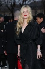 ELLE FANNING at Alexander Mcqueen FW23 Show at Paris Fashion Week 03/04/2023