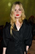 ELLE FANNING at Alexander Mcqueen FW23 Show at Paris Fashion Week 03/04/2023