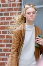 ELLE FANNING Out Shopping in New York 03/05/2023