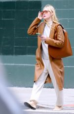 ELLE FANNING Out Shopping in New York 03/05/2023
