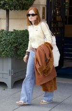 ELLIE BAMBER Leaves Ritz Hotel in Paris 02/28/2023