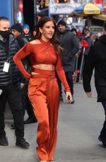 ELLIE GOULDING Arrives at Good Morning ASmerica Studios in New York 03/16/2023